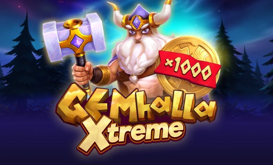 Gemhalla Xtreme pokie key art